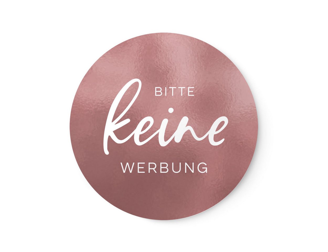 NORDEULE Aufkleber Keine Werbung im 2er Set, (2tlg), Wetterfest und UV-beständig für den Briefkasten Bild 4
