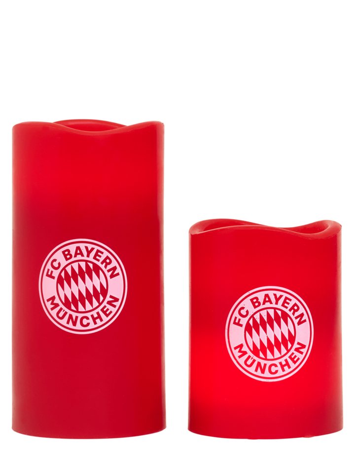 FC Bayern München LED Dekolicht FC Bayern München LED Kerze 2er-Set Rot I Fußball I Ohne Flamme Bild 5