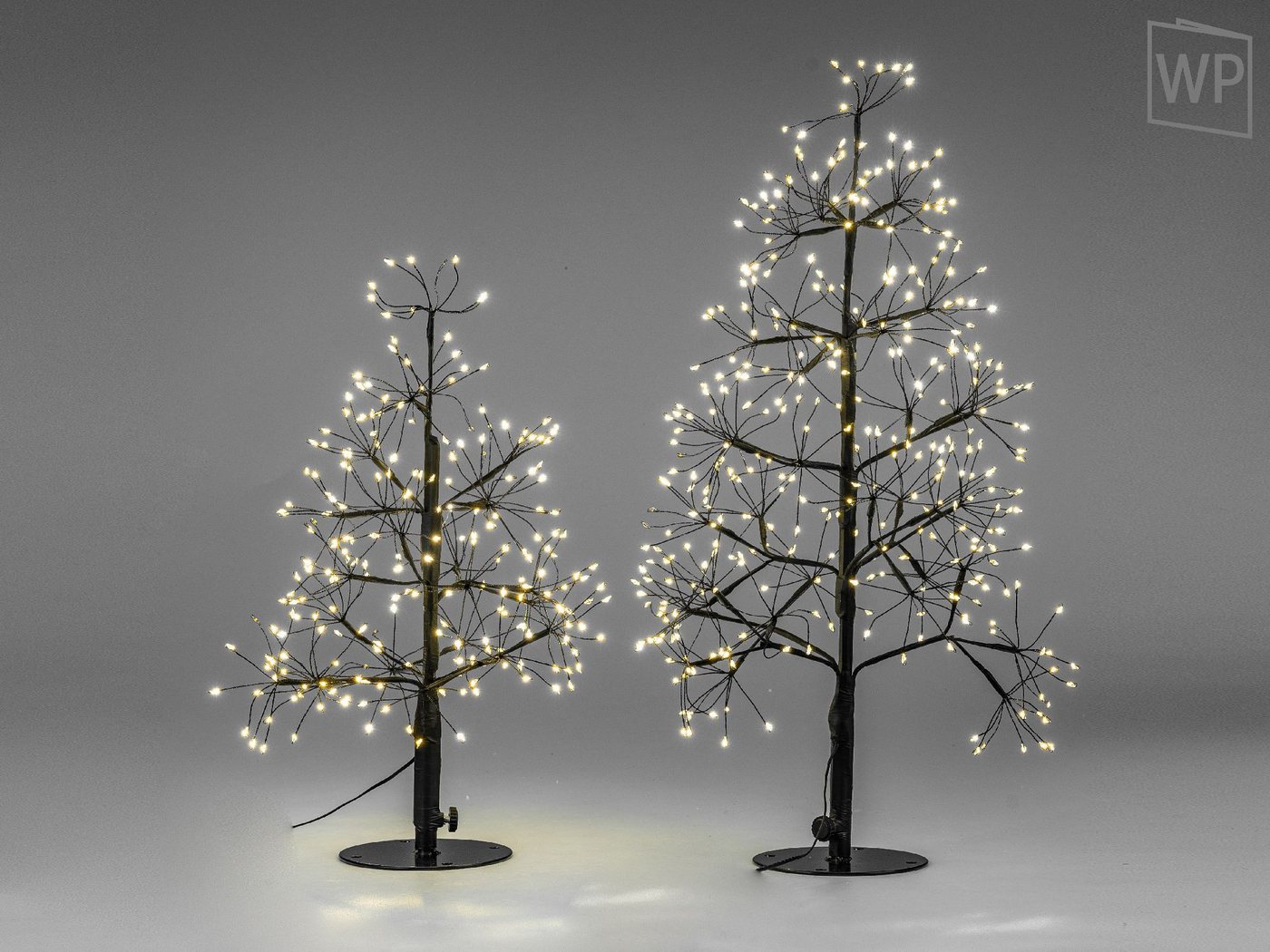 formano LED Dekoobjekt Funkeleffekt, LED, Mit Timerfunktion, Schwarz, Baum, H: 60cm