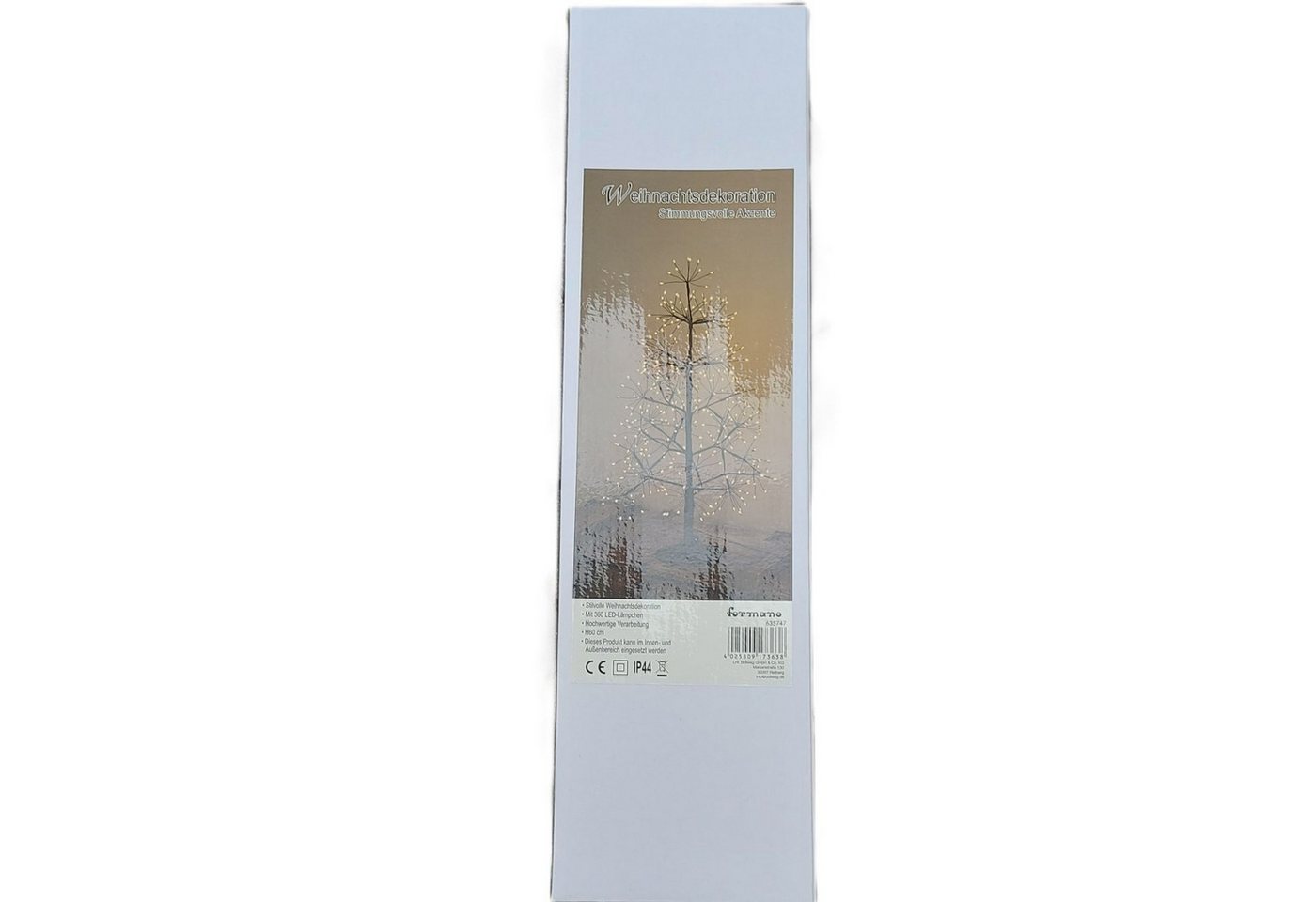 formano LED Dekoobjekt Funkeleffekt, LED, Mit Timerfunktion, Schwarz, Baum, H: 60cm Bild 3