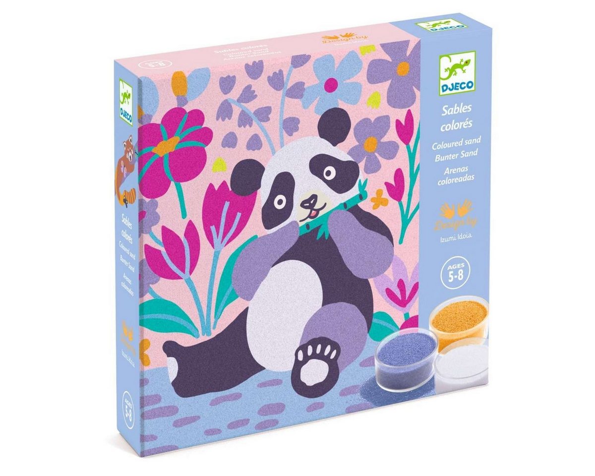 DJECO Kreativset Sandbild Samtpfoten Kreativset für Kinder Bild 4