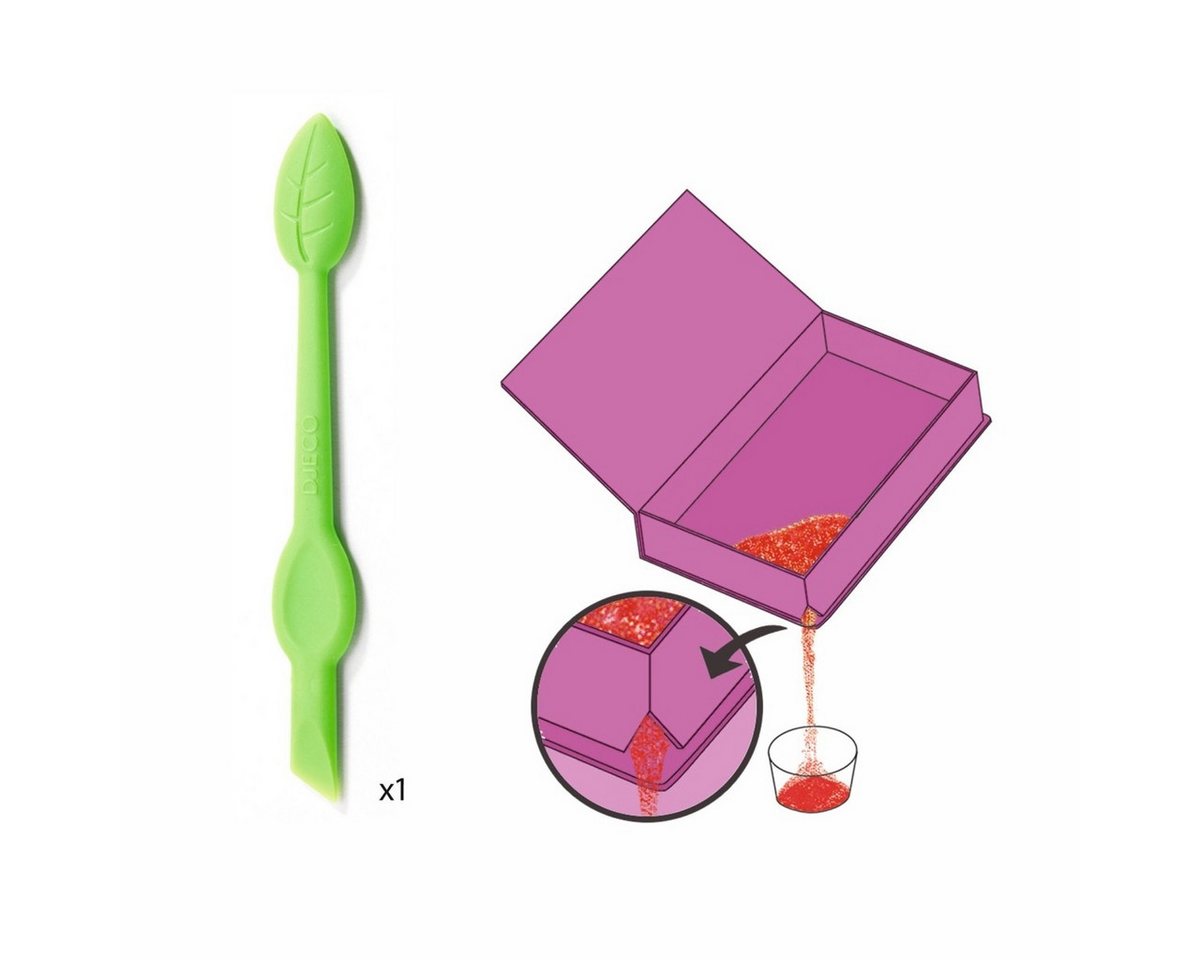 DJECO Kreativset Sandbild Samtpfoten Kreativset für Kinder Bild 5