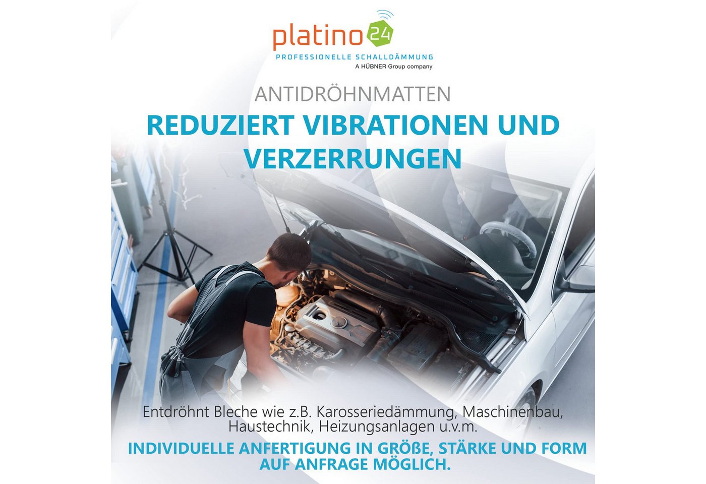 platino24 Dämmplatte Bitumenmatten 250x100x2mm, (200-St) Bild 5