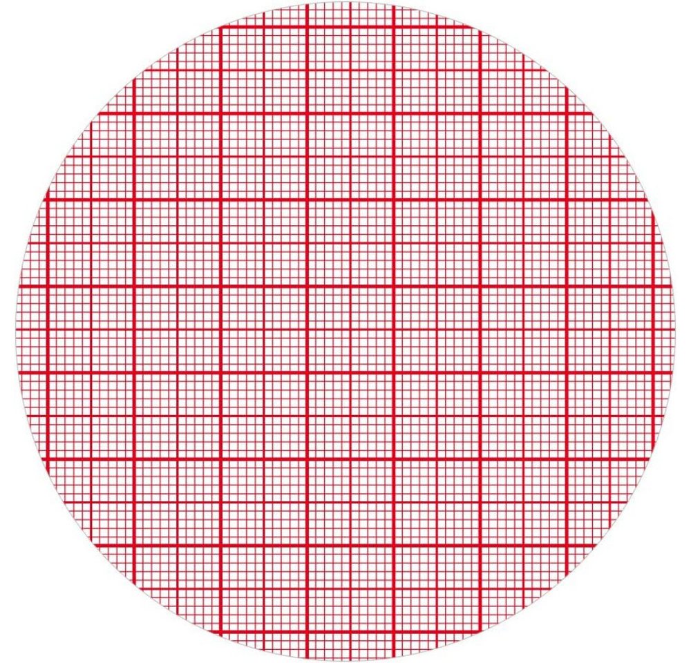 LYSCO Millimeterpapier Konstruktionspapier Block DIN A2 und DIN A3 - 25 Blatt, verleimt, Linienfarbe rot oder blau - Schule, Architekt, Zeichnen, Konstrukteur Bild 3