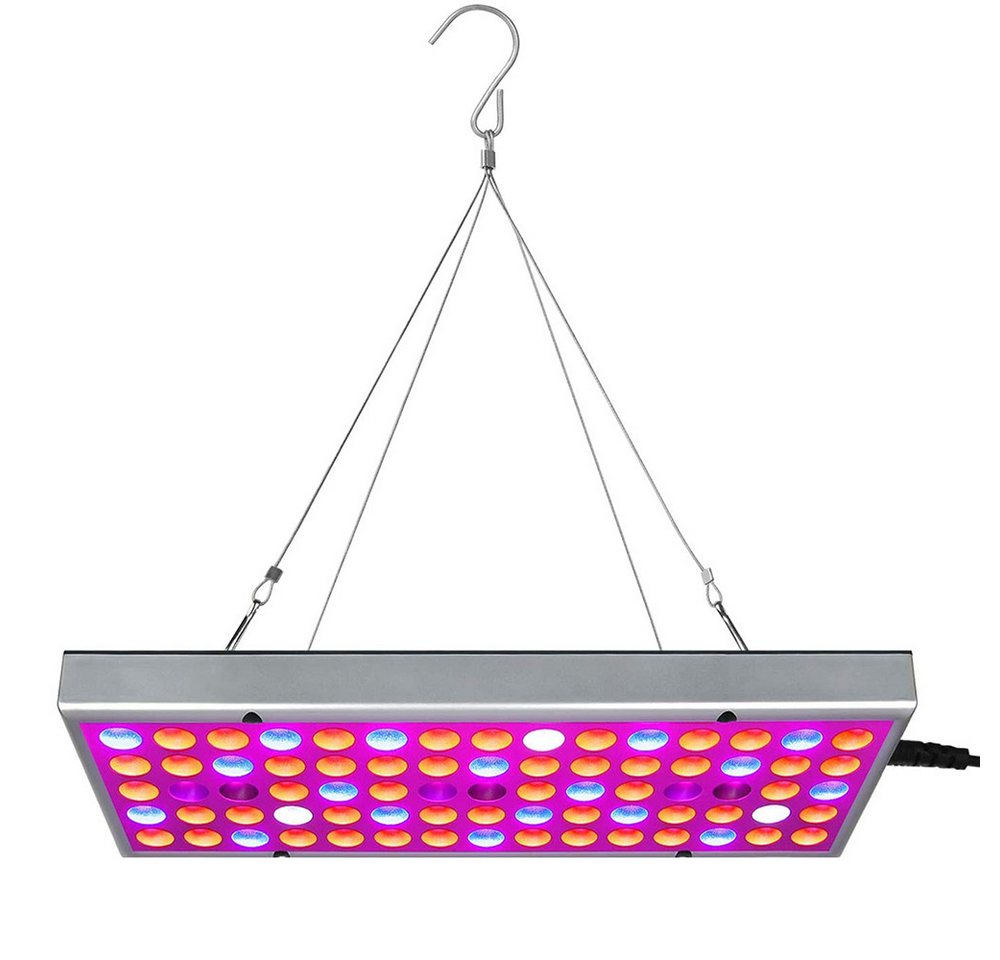 Lapamax Pflanzenlampe LED Vollspektrum, Grow Lampe, Pflanzenlicht für Zimmerpflanzen, LED fest integriert, 25W/45W Panel, 8W/15W Verbrauch, für Anzucht, Hydroponik & Gewächshaus