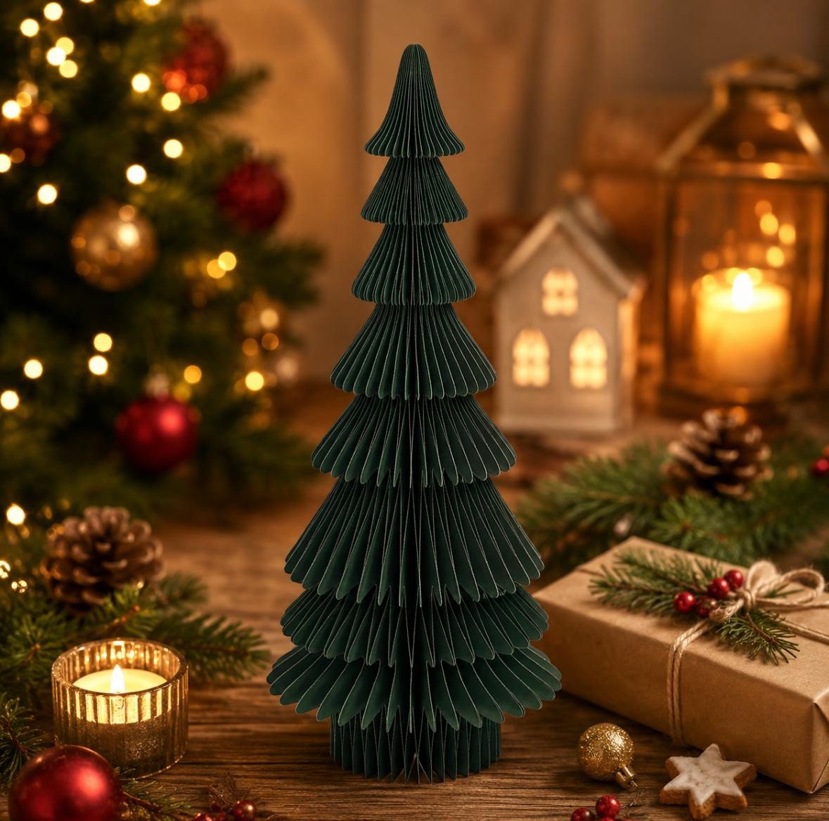 Seyila Home Wabendekoration Seyila Home Honeycomb Tannenbaum aus Papier / Pappe Bild 2