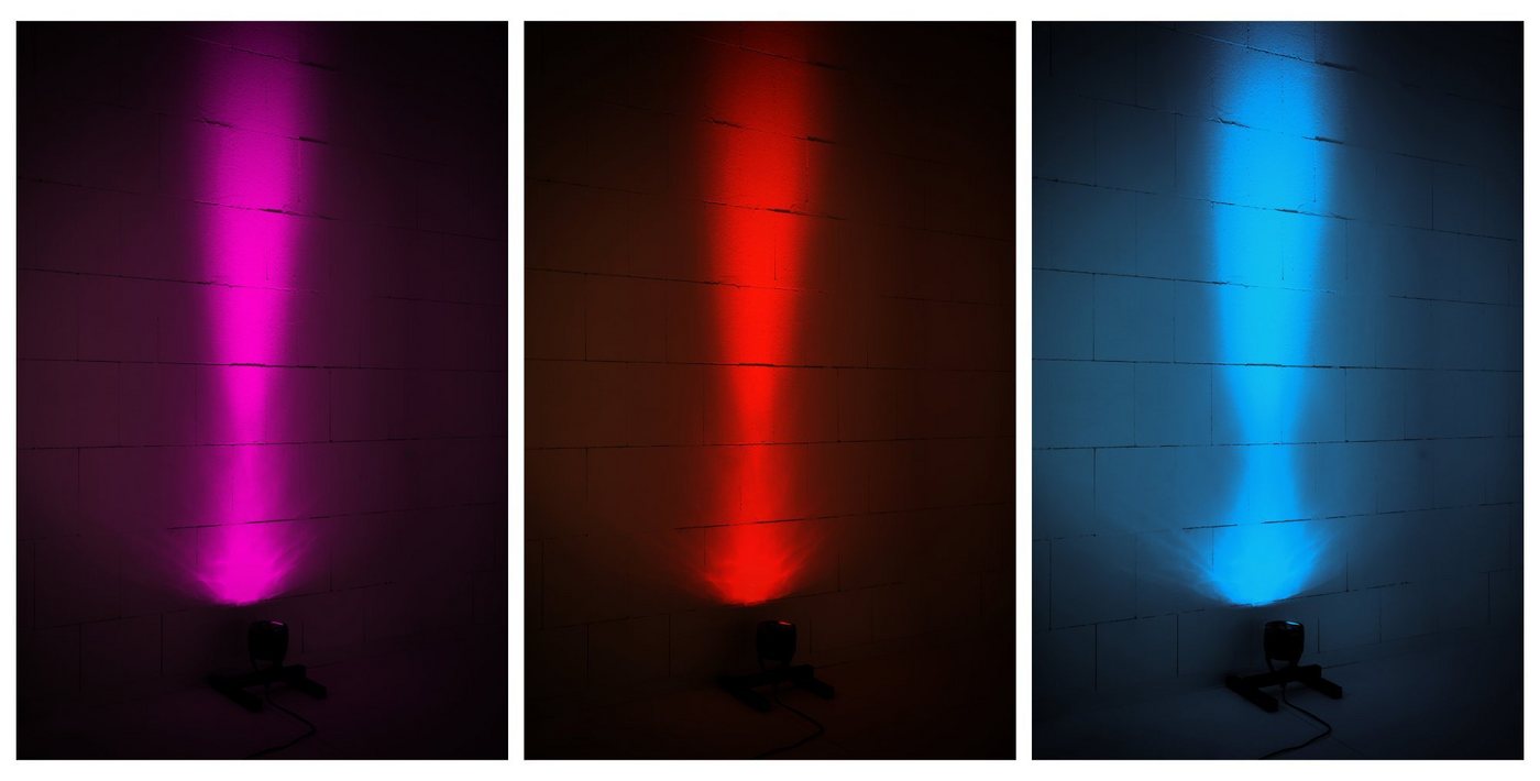 Showlite Discolicht SPS-121 Smart Party Spot mit Bodenstativ, Master-/Slave-Betrieb, LED, RGBW, 8 Auto-Programme, Color-Modus und 8 Sound-Programme Bild 5