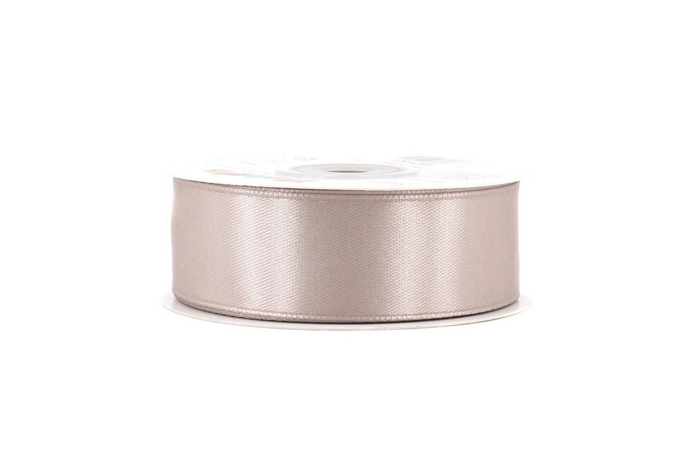 Creativery Satinband, Satinband 25mm x 25m Rolle Taupe Bild 3