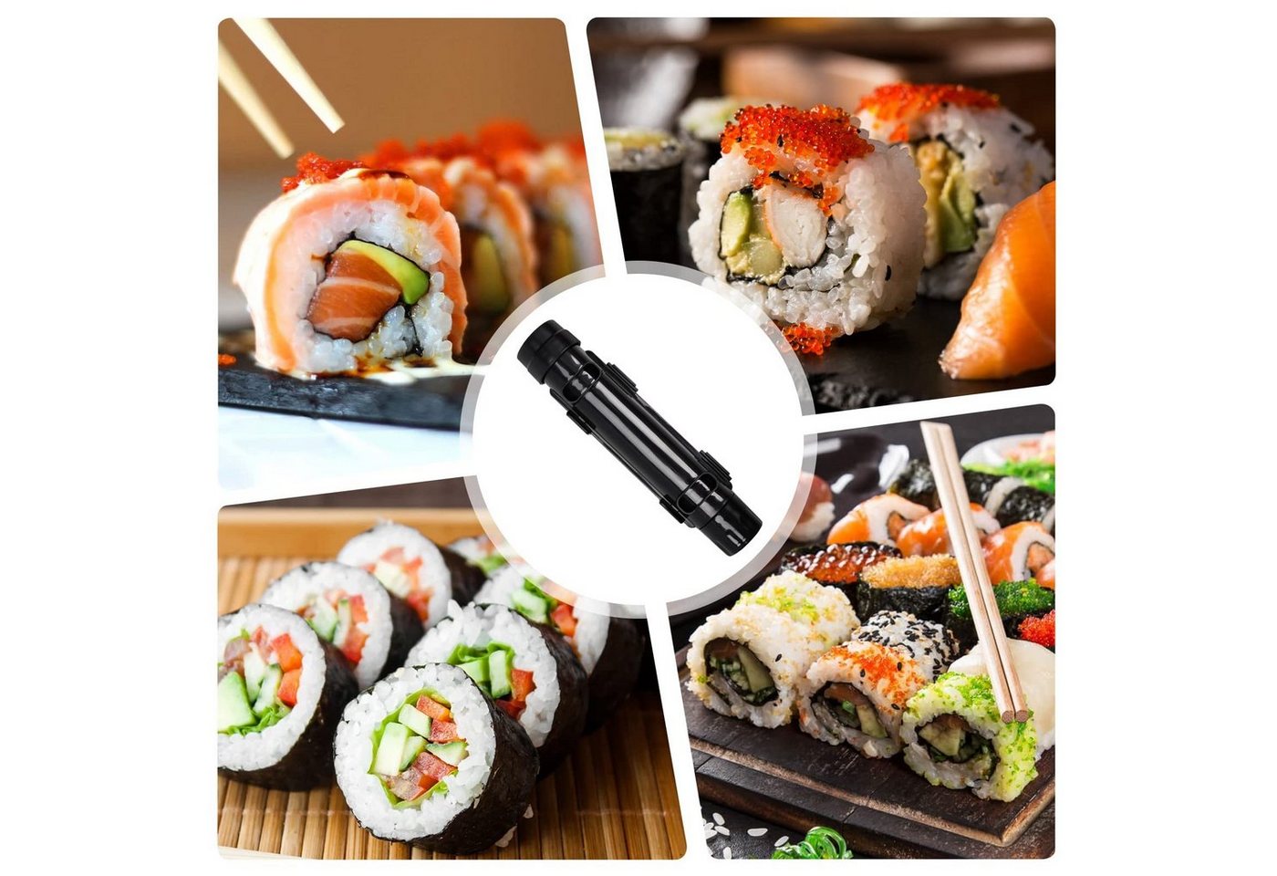 Coonoor Sushi-Roller Sushi Maker, Sushi DIY Machen Maschine Sushi Werkzeug Bild 5