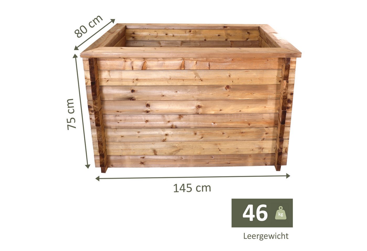 NATIV Hochbeet Hochbeet Stecksystem
