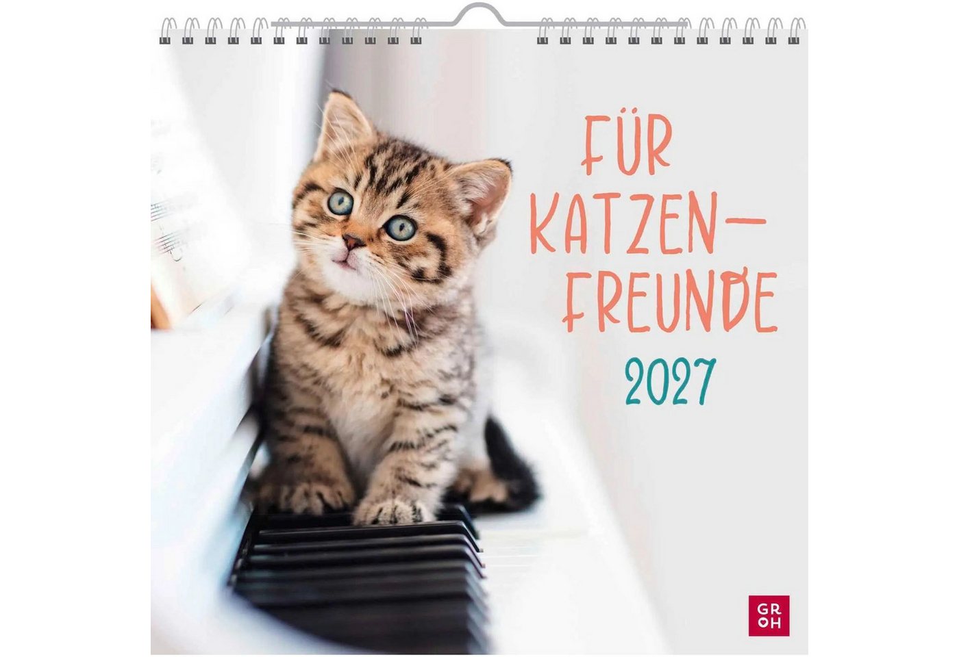 groh Verlag Wandkalender Wandkalender 2027: Für Katzenfreunde Bild 2
