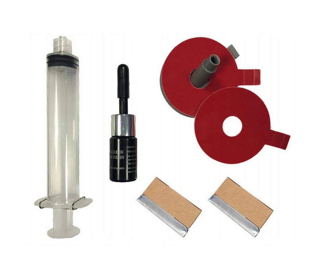 VERK GROUP Reparatur-Set Auto Steinschlag Reparaturset Windschutzscheibe KFZ Scheiben Reparatur, 1-St., 1-teilig, Für Steinschlagschäden, zur Windschutzscheiben, KFZ-Reparaturset