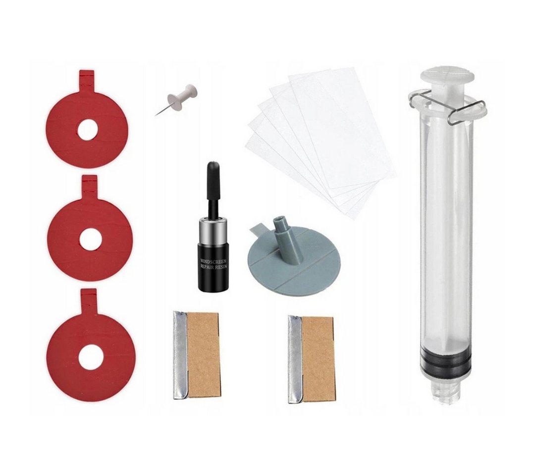VERK GROUP Reparatur-Set Auto Steinschlag Reparaturset Windschutzscheibe KFZ Scheiben Reparatur, 1-St., 1-teilig, Für Steinschlagschäden, zur Windschutzscheiben, KFZ-Reparaturset Bild 4