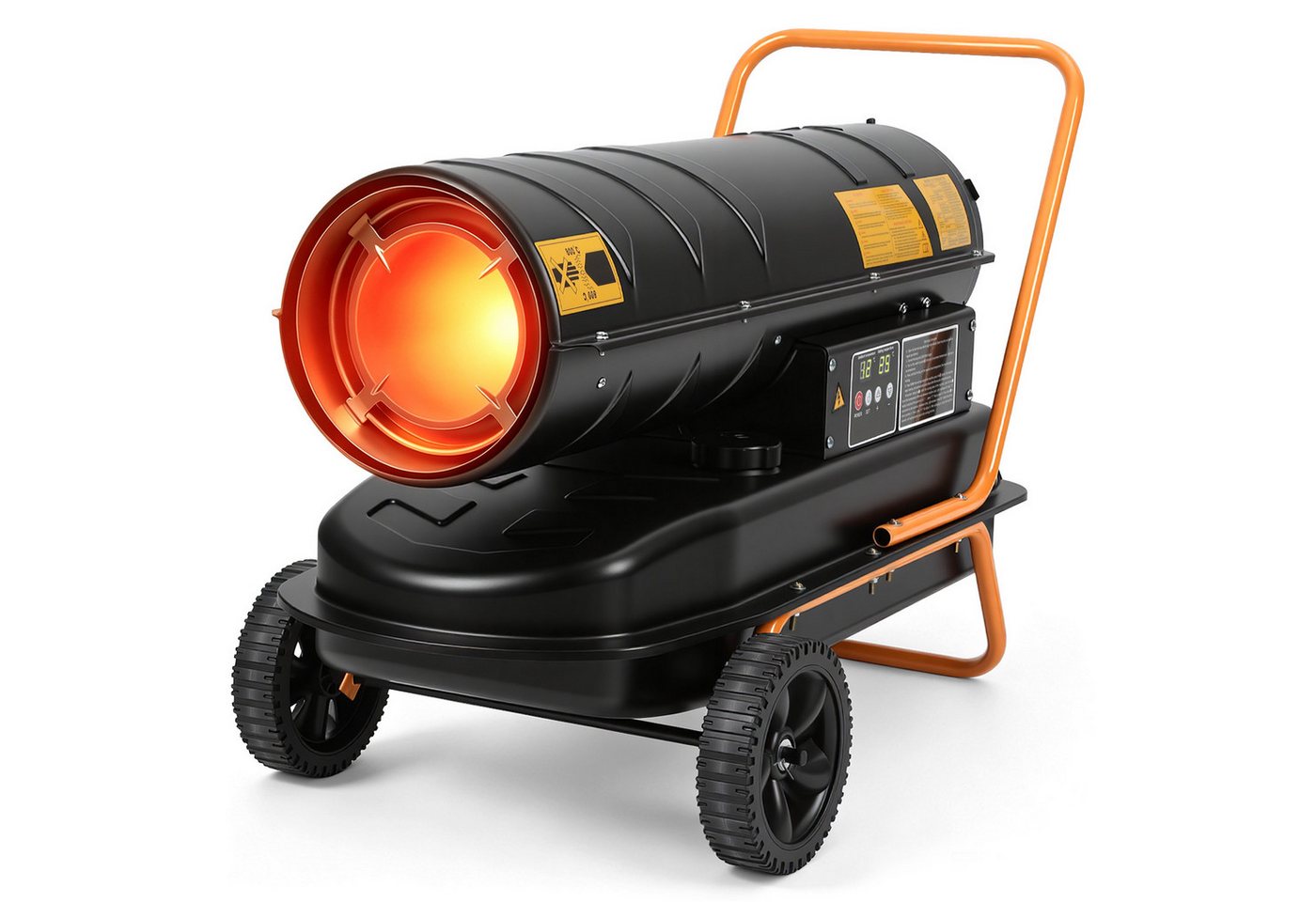 Clanmacy Heizlüfter Heizkanone Dieselheizgebläse 30kW Diesel Heißluftgenerator 38L Tank Bild 3