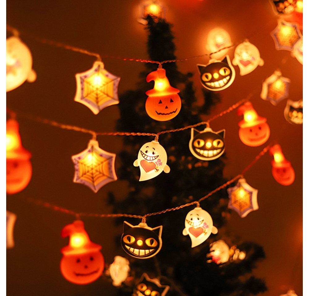 Bomiclss LED-Lichterkette Herbst Deko, Halloween Lichterkette 3 m 20 LED Lichter, für Halloween Theme Erntedankfest Weihnachtsfeiern Bild 3