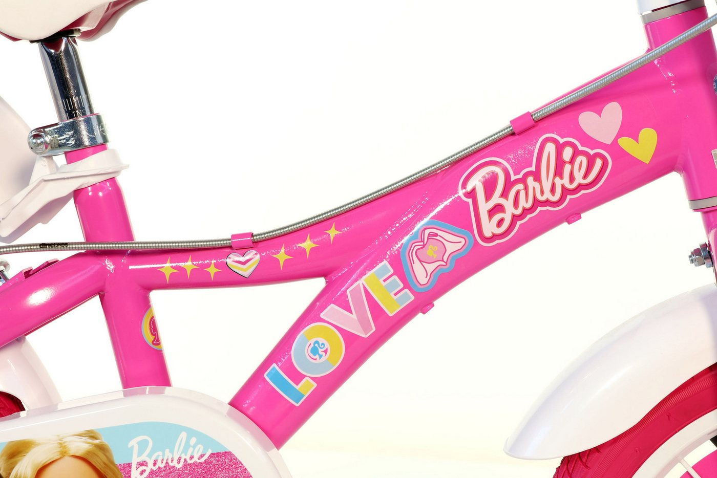 Dino Bikes Kinderfahrrad Barbie 16" Kinderfahrrad 4-7 Jahre, 1 Gang, ohne Schaltung