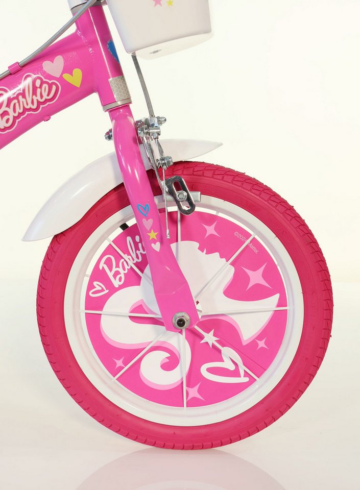 Dino Bikes Kinderfahrrad Barbie 16" Kinderfahrrad 4-7 Jahre, 1 Gang, ohne Schaltung Bild 5
