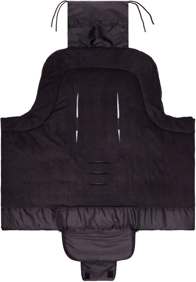 Fillikid Fußsack Eco Big Winterfußsack, schwarz, perfekt auch für die Übergangszeit