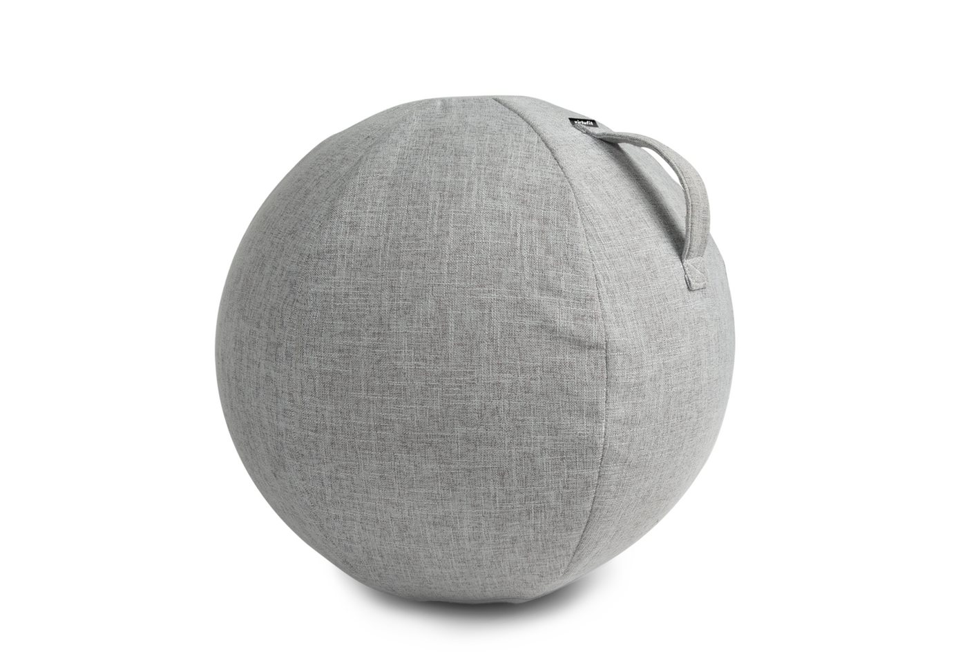 VirtuFit Gymnastikball Fitnessball-Schutzhülle - Baumwolle/Leinen - Mit Griff - 65 cm Bild 5
