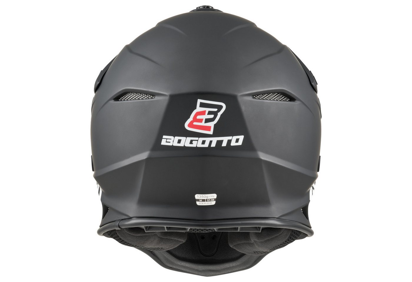 Bogotto Motocrosshelm H337 MX Motocross Helm, Geeignet Für Brillenträger,herausnehmbares Innenfutter Bild 5