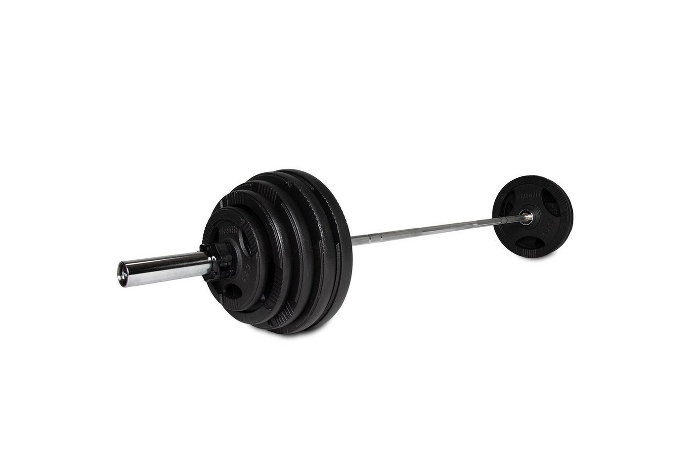 VirtuFit Hantel-Set Olympisch - Gusseisen - 170 kg Bild 5