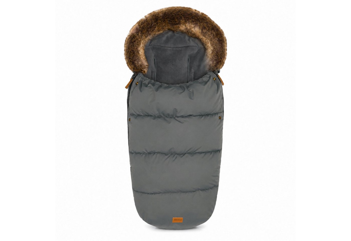 Kinderhaus Blaubaer Fußsack Winterfußsack Manaslu TOP, warmer Winterfußsack waschbar mit Rundum Reißverschluss und Bild 5