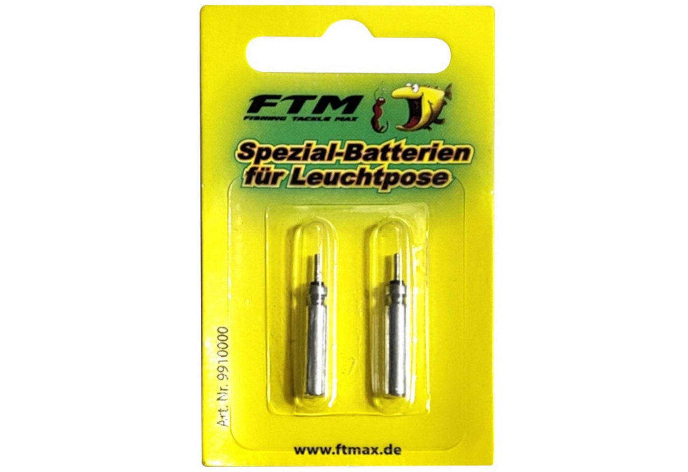 Fishing Tackle Max Elektropose FTM Spezial-Batterien für Leuchtpose 2er Set