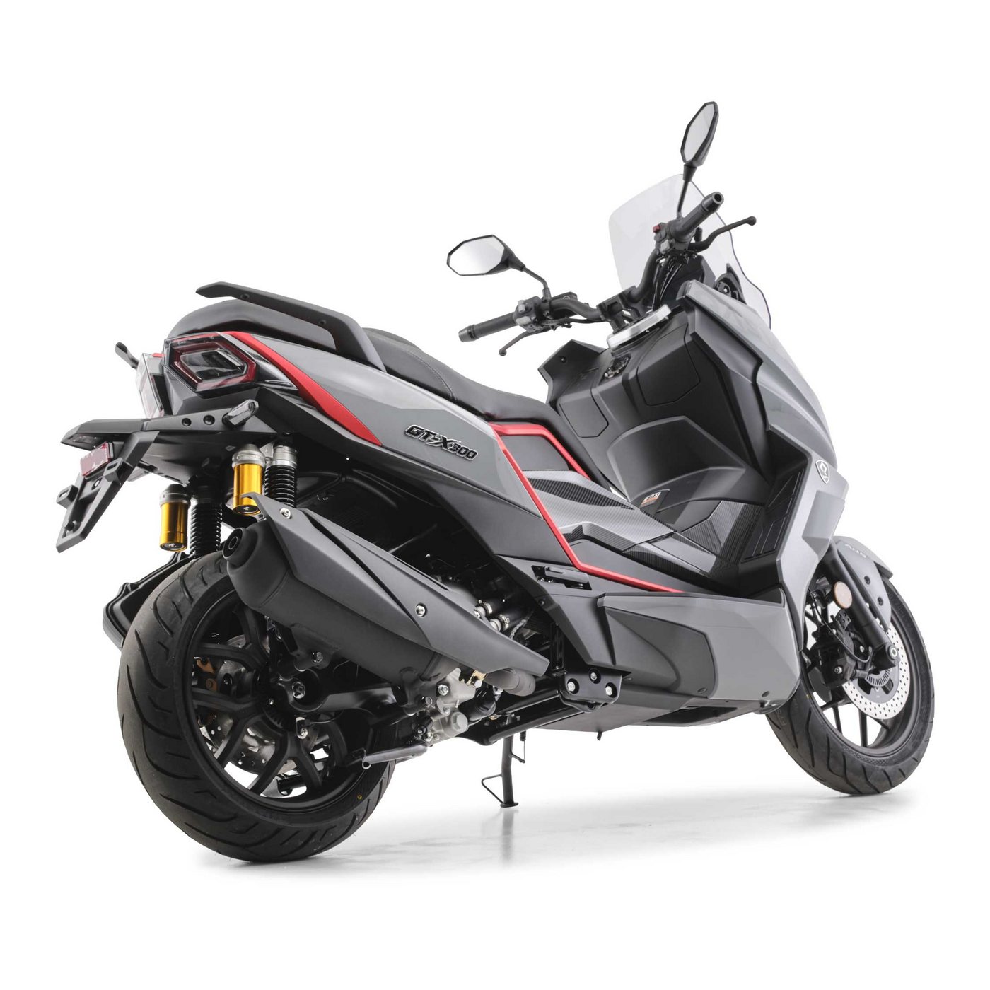 Burnout Motorroller GT-X 300 ccm Iron Fire, 300 ccm, 126 km/h, Euro 5+, Dashcam,7 Zoll Touchscreen,Navi,Keyless Go,verstellbares Windschild