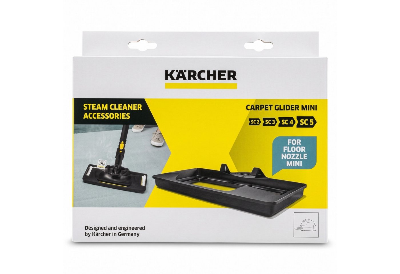 KÄRCHER Staubsaugerdüsen-Set Teppichgleicher Dampfreinigung Teppichböden für die Bodendüse EasyF, (1-tlg) Bild 2