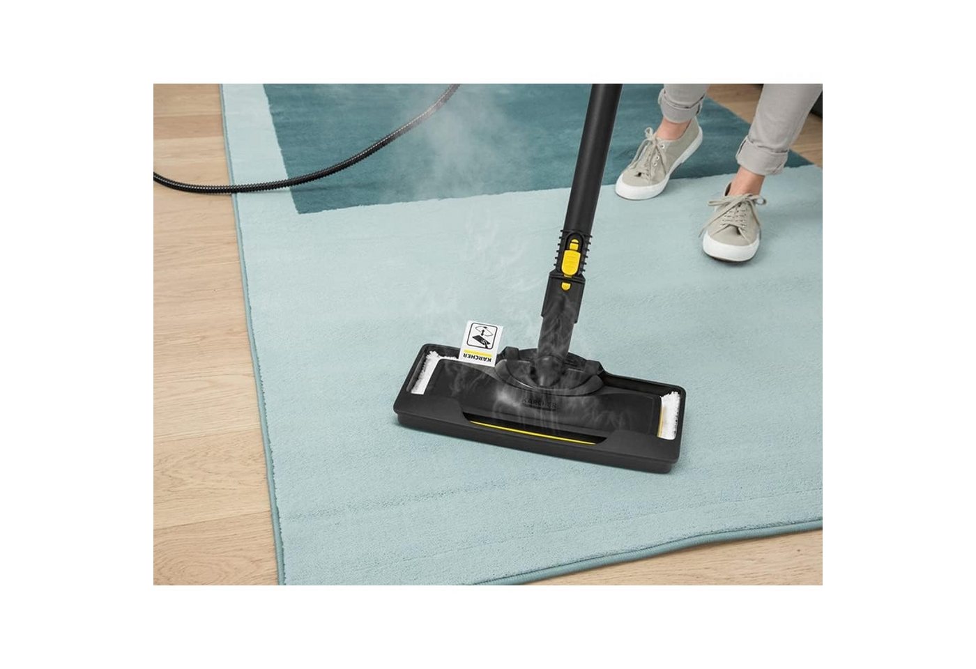 KÄRCHER Staubsaugerdüsen-Set Teppichgleicher Dampfreinigung Teppichböden für die Bodendüse EasyF, (1-tlg) Bild 3
