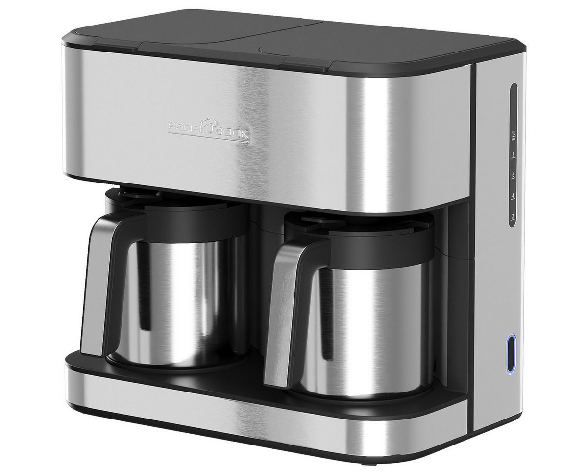ProfiCook Filterkaffeemaschine PC-KAD 1307, Bis zu 24 Tassen, 2 Kannen, Einzel-/Kombibetrieb Bild 3