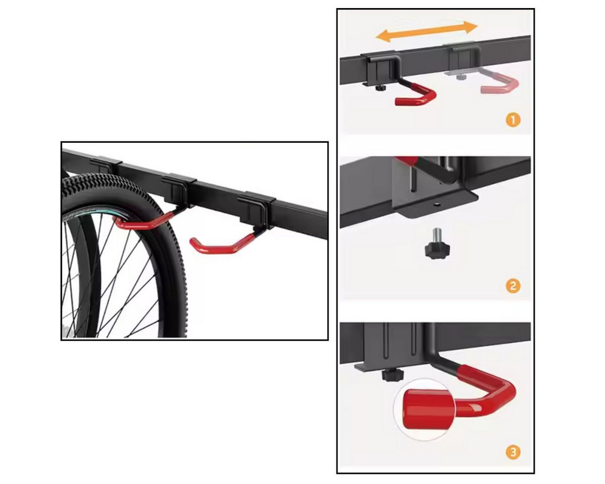 Cranit Fahrradständer Fahrradständer mit Rollen FS24 für 5 Fahrräder Fahrradaufhängung DPL1 Bild 2