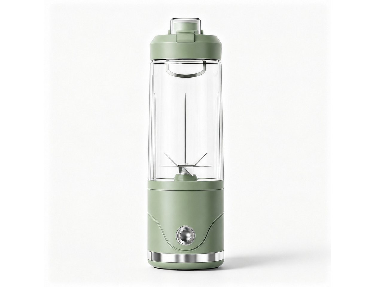 GLIESE Akku-Smoothie-Maker 650 ml – Tragbar, 16000 U/min, USB-C, 710 g für Unterwegs, 16000 U/min, 6 Klingen, USB-C, 2000 mAh, selbstreinigend & sicher Bild 2