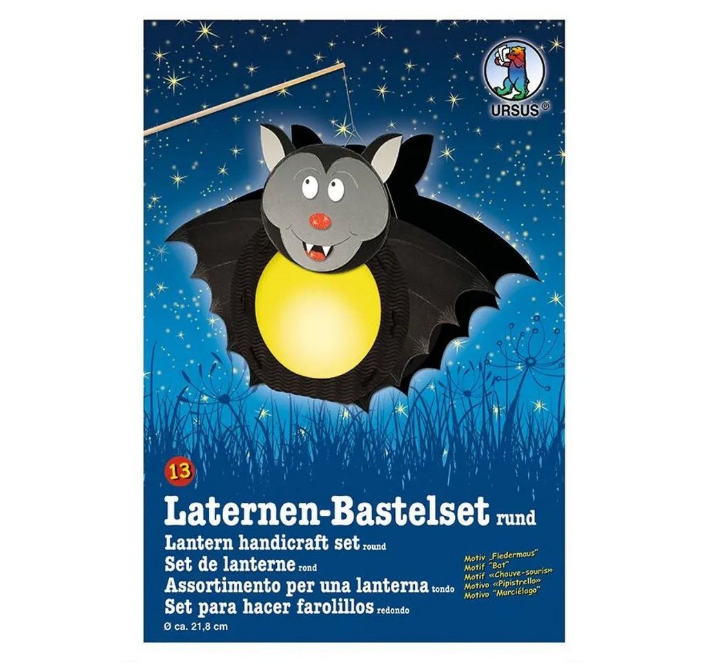 Ursus - Ludwig Bähr Umzugslaterne URSUS Laternen-Bastelset "Fledermaus Bild 2