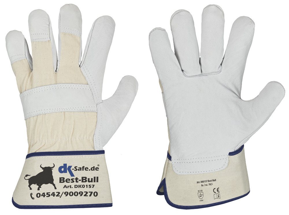 DK-Safe Arbeitshandschuhe Best-Bull Rindvollleder