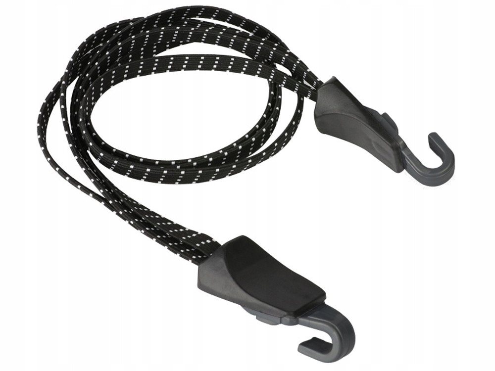 VERK GROUP Gepäckgurt Fahrrad Gepäckspanner 65 cm Spanngummi Expander Gurt, (1-tlg), Elastisch, mit Haken