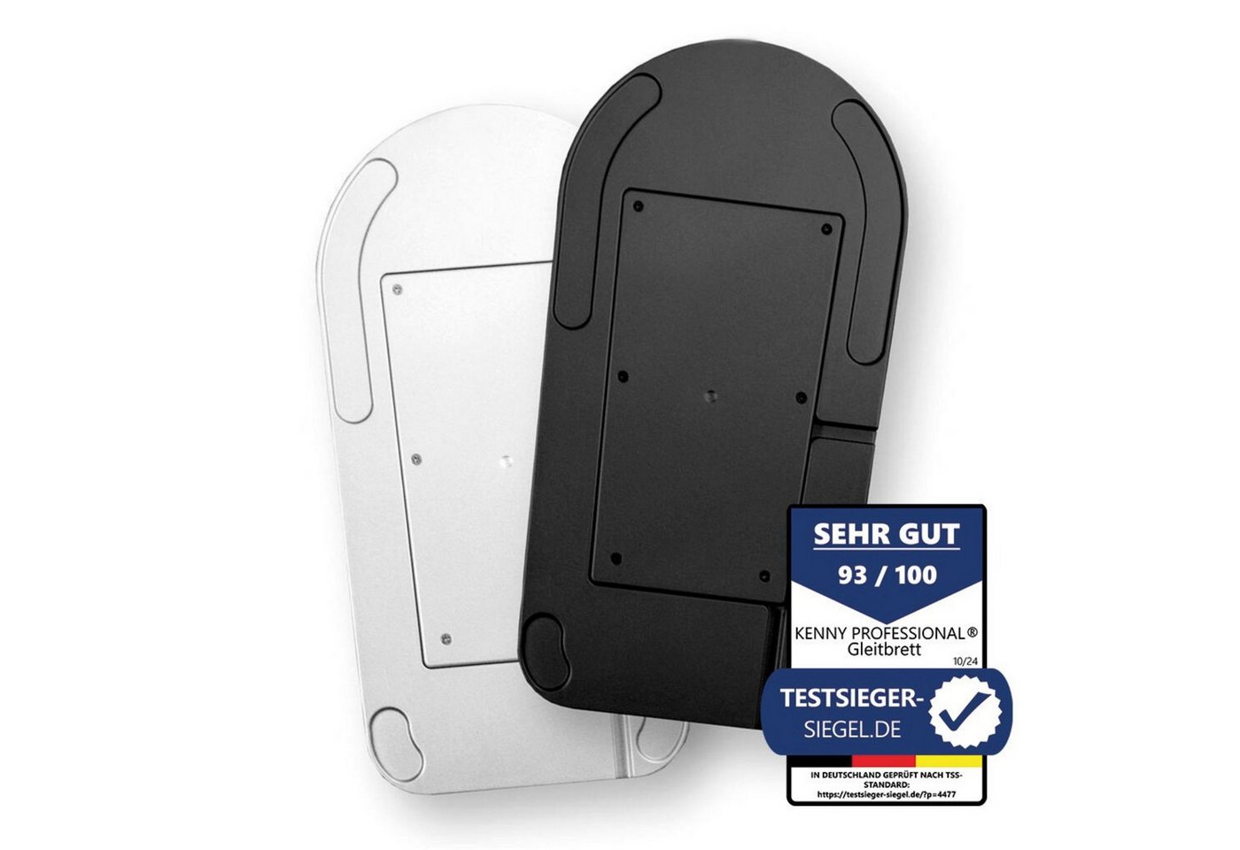 Kenny Professional Küchenmaschinen Zubehör-Set 3 in 1 Profi-Gleitbrett inkl. Kabelstaufach - Silber Bild 2