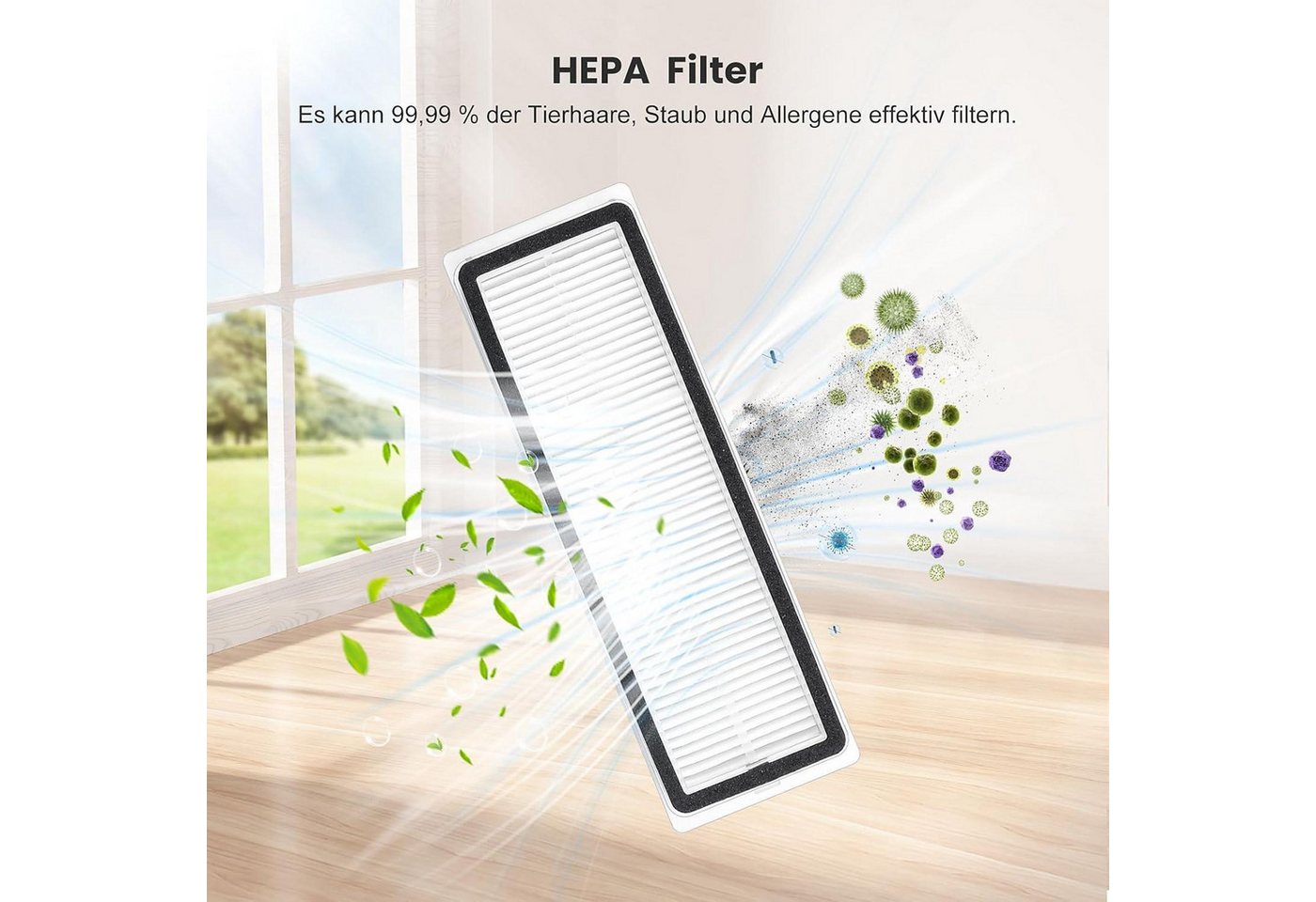 FELIXLEO Saugroboter Zubehör-Set 24er Zubehörset für Xiaomi X20+ X10+ Saugroboter Ersatzteile Kit