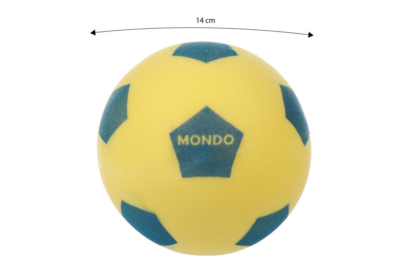 MONDO Softball Soft Ball ca. 14 cm – Schaumstoffball – Farbe zufällig (1-St) Bild 3