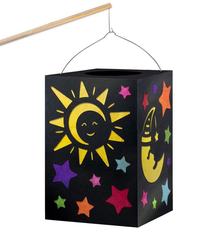 URSUS Umzugslaterne Sonne, Mond & Sterne, 13 Teile