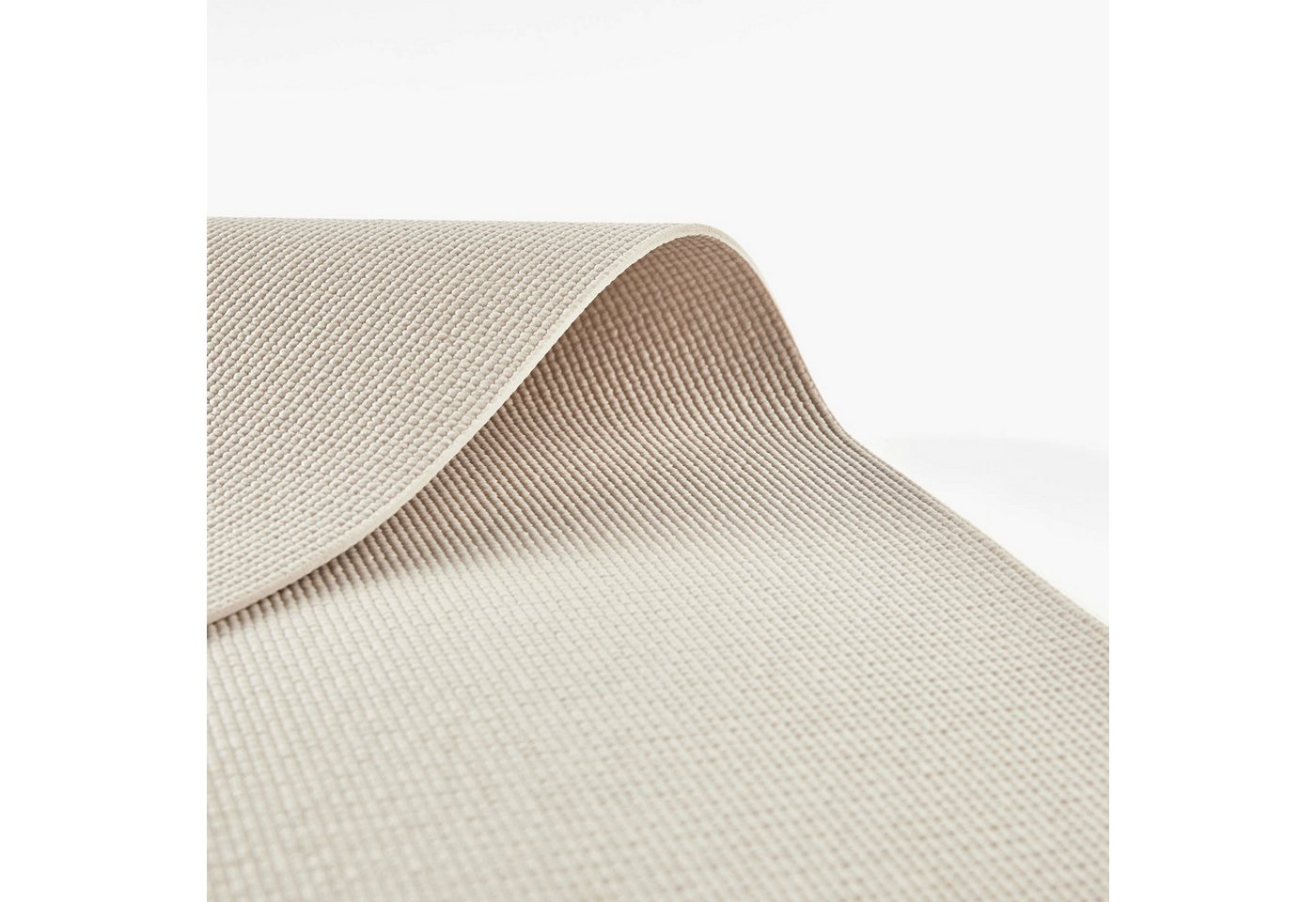 Myga Yogamatte Yogamatte - Sand - Rutschfeste Übungsmatte für Yoga & Fitness, mit 4 mm Dicke