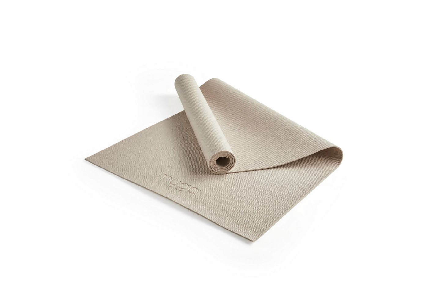 Myga Yogamatte Yogamatte - Sand - Rutschfeste Übungsmatte für Yoga & Fitness, mit 4 mm Dicke Bild 5