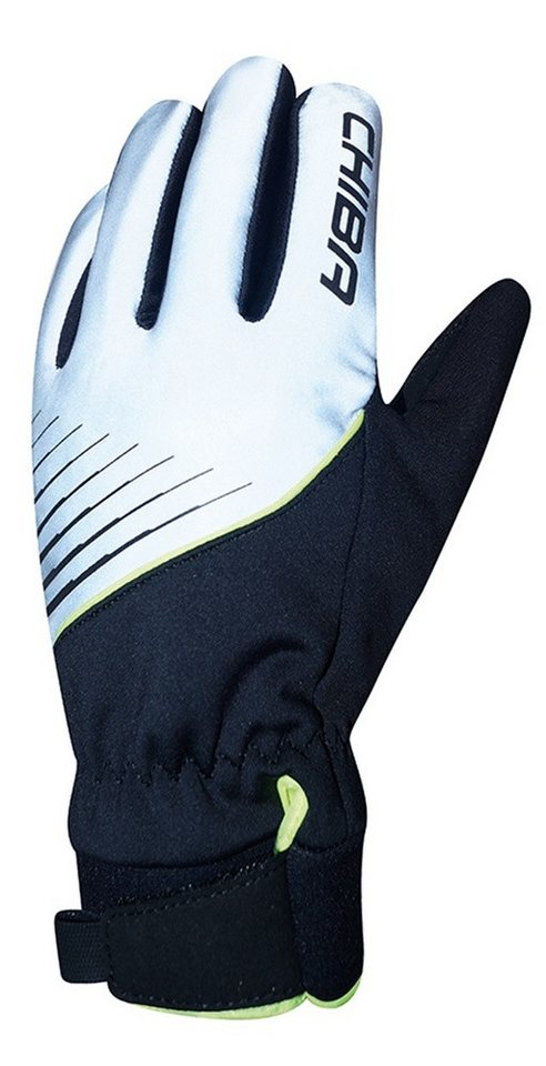 Chiba Fahrradhandschuhe Waterproof (wasserdicht. reflektierend) silber/schwarz Kinder - 1 Paar