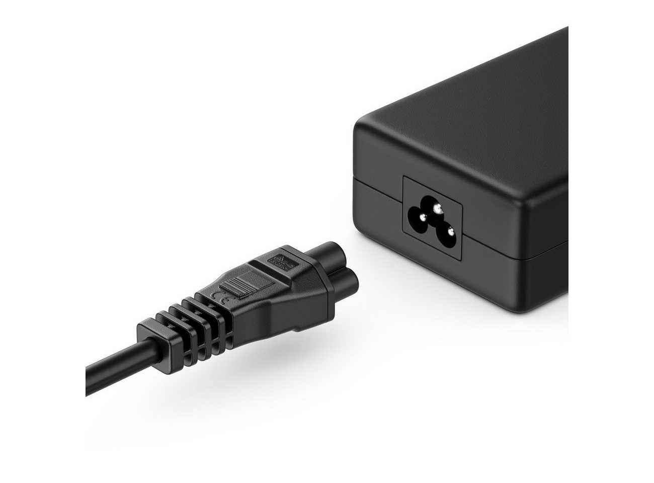 deleyCON deleyCON 3,0m Stromkabel Schutzkontakt Typ F 90° auf IEC C5 Buchse Stromkabel