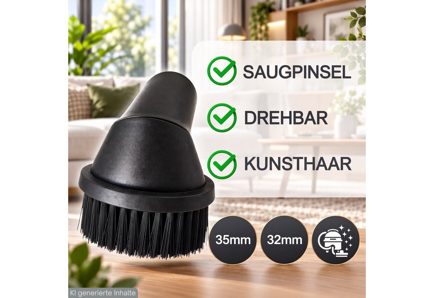 Maxorado Möbelpinsel Set Düse für Siemens iQ700 Z 7.0 Q 5.0 iQ300 3.0 Staubsauger Möbel
