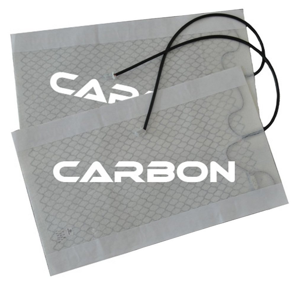 Systafex® Autositzbezug Auto Carbon Sitzheizung Universal Heizmatten Pkw 3x Stufen Schaltung, Komplettset, Sitzheizung mit Verkabelung und Schaltung Bild 2