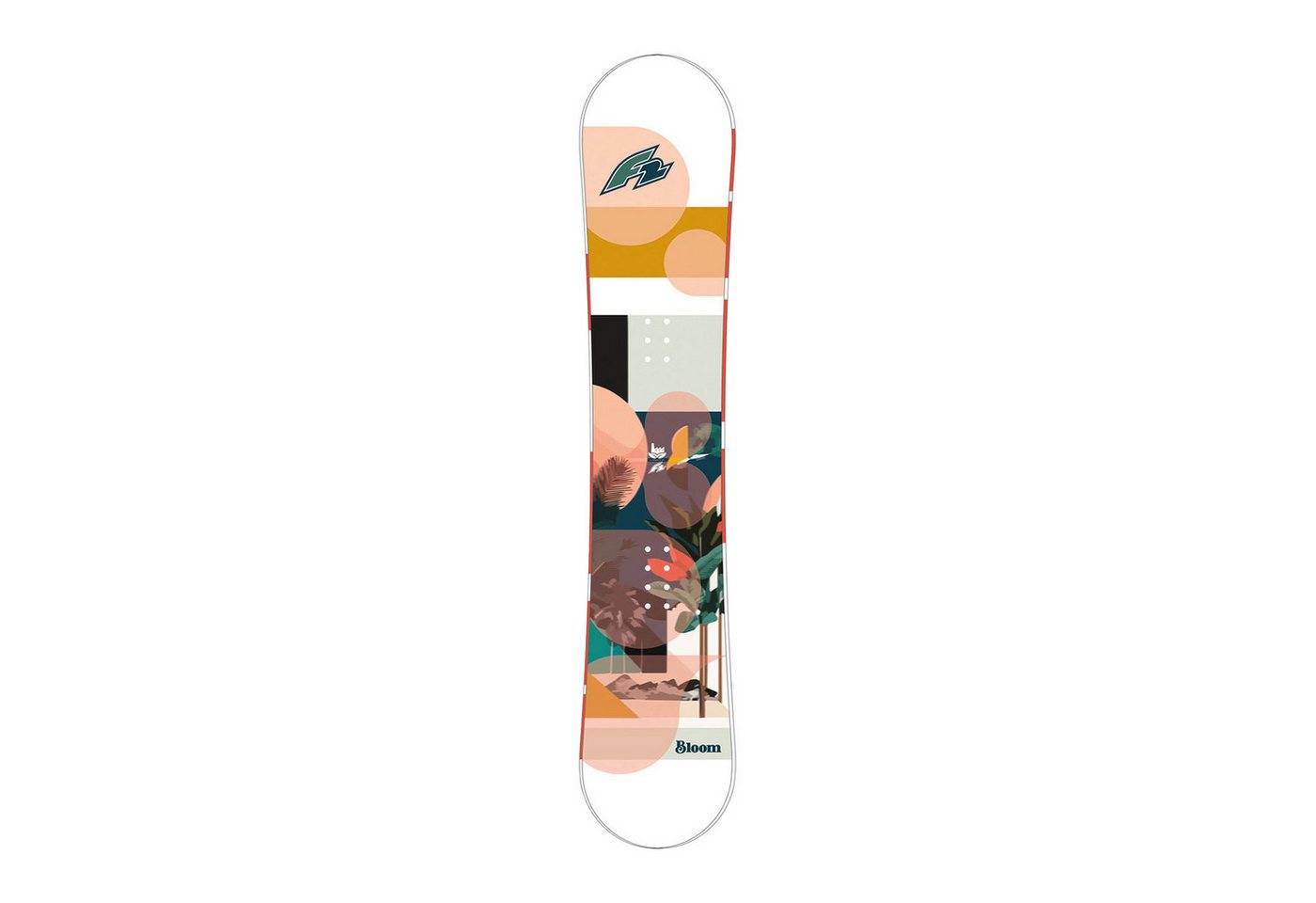 F2 Snowboard F2 Set Snowboard Junior Bloom Girl Apricot 135cm + Pipe Bindung M Bild 2