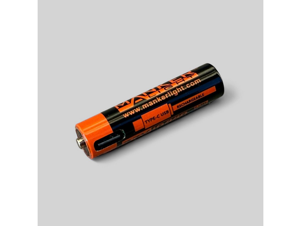 Manker AkkuTyp 10440 300 mAh mit USB-C Ladeanschluss wie Micro AAA Batterie Akku (1 St) Bild 2