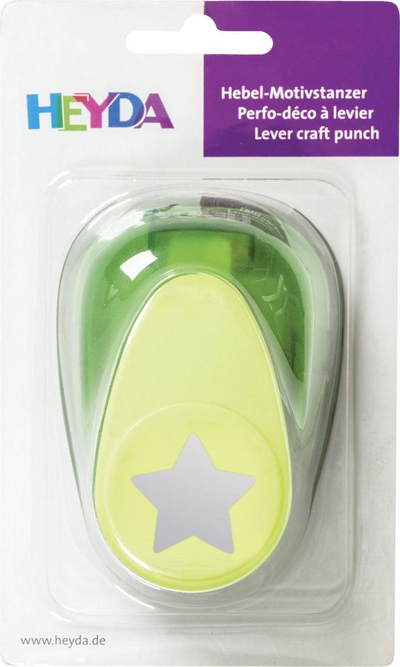 Heyda Motivstanzer Motivstanzer für Karton bis 220g/qm Stern 48mm Bild 2