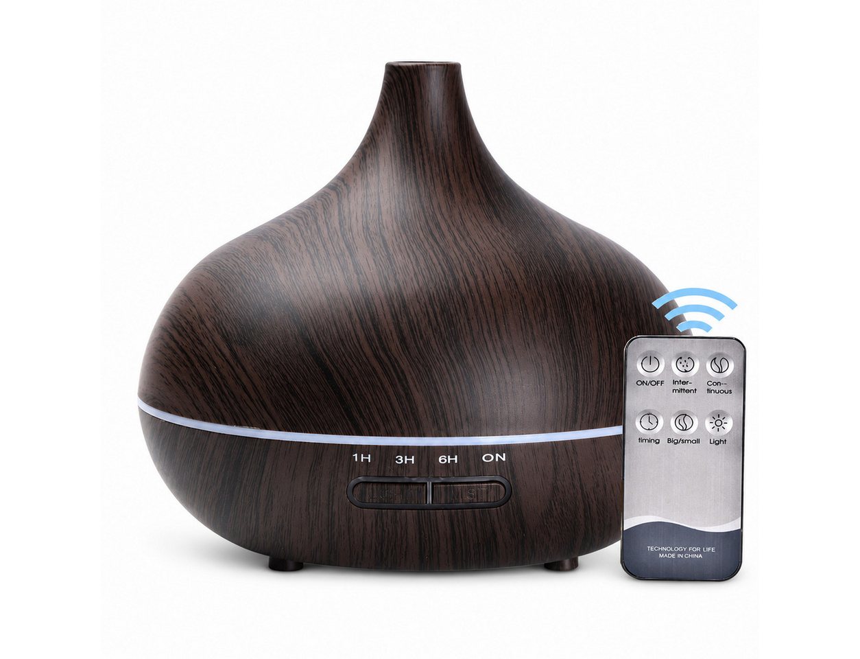 Forrlite Diffuser Aromavernebler, Ultraschall-Vernebler für Zuhause, 0,55 l Wassertank, Luftbefeuchter, Duftspender für Schlafzimmer, Büro und Wohnraum Bild 4